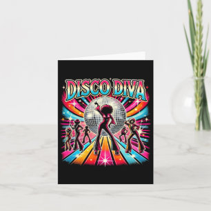 Disco Ball Disco Diva Queen Card