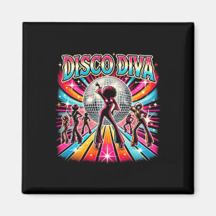Disco Ball Disco Diva Queen Magnet