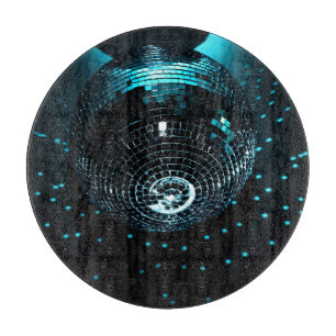 Disco Ball Glare, Nightclub Background. Cutting Board