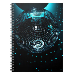 Disco Ball Glare, Nightclub Background. Notebook