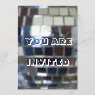 Disco Ball Invitation