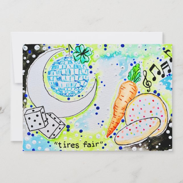 Disco Ball Invitation (Front)