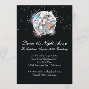 Disco Ball Invitations