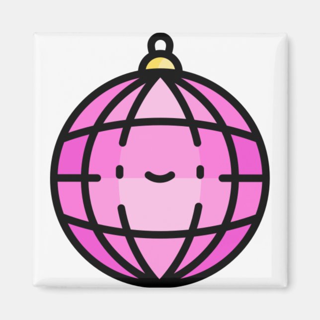 Disco ball magnet (Front)