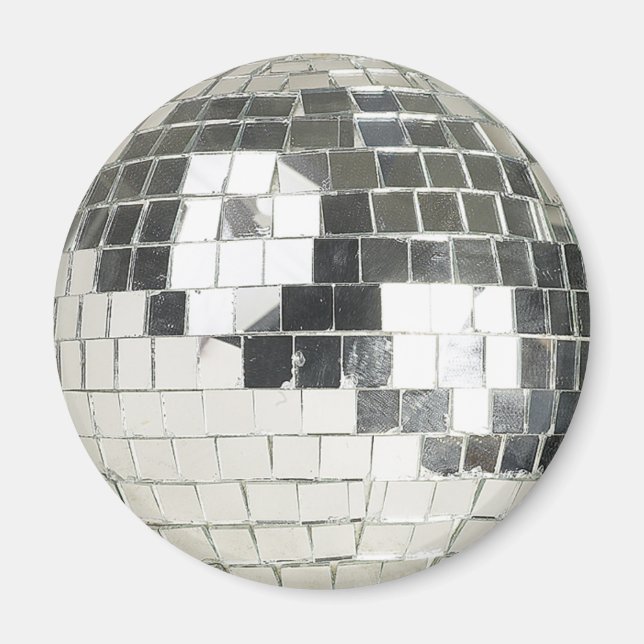 disco ball photo magnet (Front)