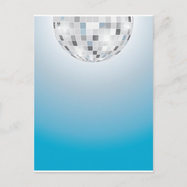Disco Ball Postcard (Front)