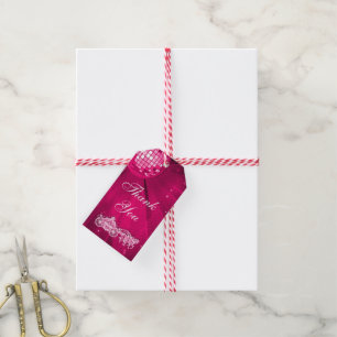 Disco Ball, Princess Coach & Horses 40th Birthday Gift Tags
