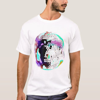 Disco Ball Retro Neon 70s 80s T-Shirt 