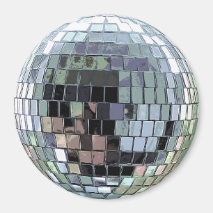 Disco Ball -Silver Magnet