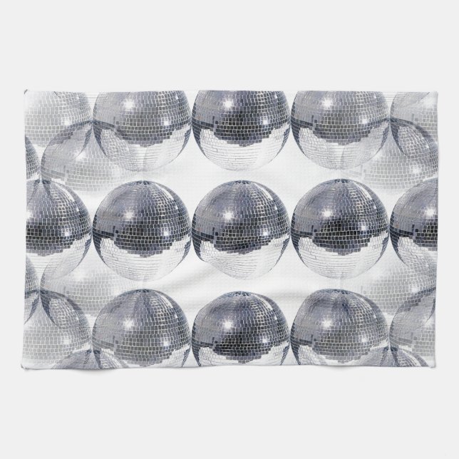 disco ball tea towel (Horizontal)