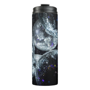 Disco Balls: Dark Party Atmosphere Thermal Tumbler