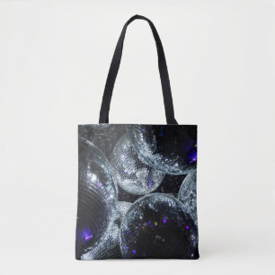 Disco Balls: Dark Party Atmosphere Tote Bag