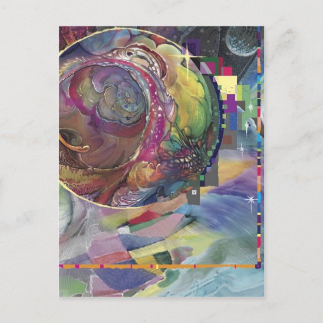 Disco Blocks*** Postcard (Front)