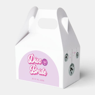 Disco Bride Retro Pastel Groove Bachelorette Favour Box