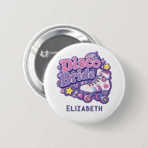 Disco Bride Y2K Bachelorette Party 6 Cm Round Badge