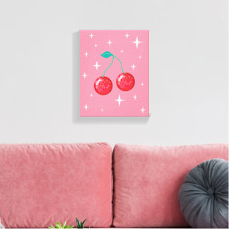 Disco Cherry 1 Canvas Print