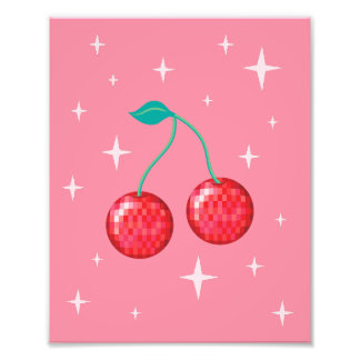Disco Cherry 1 Photo Print