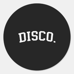 Disco  classic round sticker