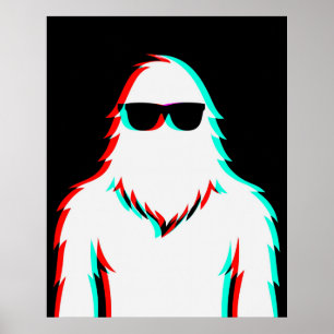 Disco Cool Glitchfoot RGB Poster