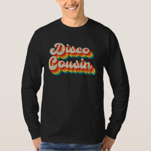 Disco Costume 70s Vintage Men Women Retro Disco Co T-Shirt
