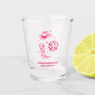 Disco Cowgirl Bachelorette Party Favour Shot Glass