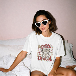 Disco Cowgirl Nashville Bachelorette Custom T-Shirt