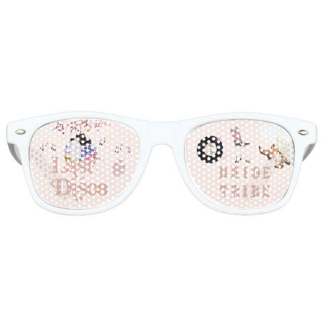 Disco Cowgirl Nashville Rodeo | Bachelorette Bride Retro Sunglasses (Front)