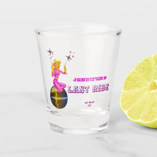 Disco Cowgirl  retro Bachelorette Party  Shot Glass