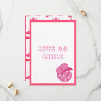 Disco Cowgirl Save The Date