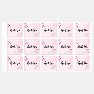 Disco Cowgirl Thank You Labels