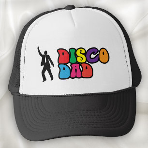 Disco Dad - A Psychedelic Gift for Dad Trucker Hat