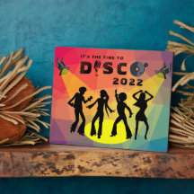 Disco dance floor retro multicolor celebration 