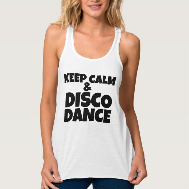 DISCO DANCE T-SHIRTS TEES TANK TOPS (Front)
