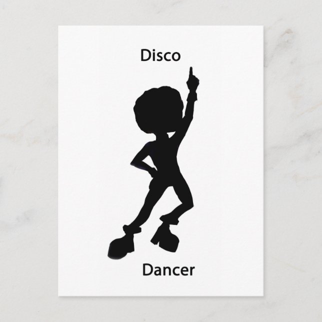 Disco dancer postcard (Front)
