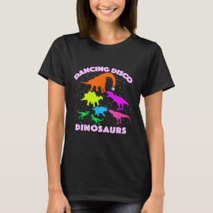 Disco Dancing Dinosaurs Prove Awesome Teacher Pres T-Shirt