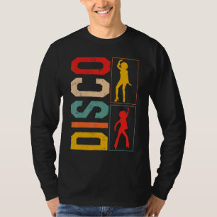 Disco Dancing King Queen Vintage Retro 70's Disco  T-Shirt