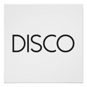 DISCO Dancing Poster
