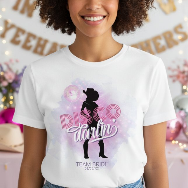 Disco Darlin' Bachelorette Team Bride ID928  T-Shirt (Creator Uploaded)