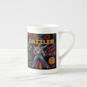Disco Dazzler Album Bone China Mug