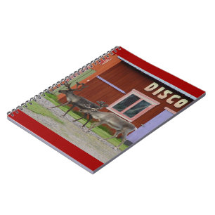DISCO DEER SPIRAL NOTEBOOK