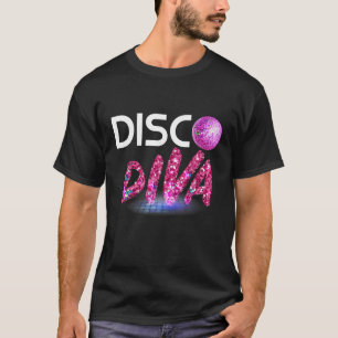 Disco Diva Tee Retro 70s Shirt Vintage 80s TShirt 