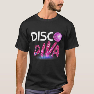 Disco Diva Tee Retro 70s Shirt Vintage 80s TShirt 
