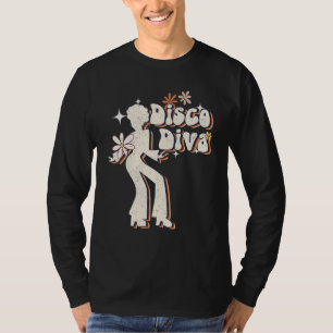 Disco Diva Vintage Dancing Queen 70s 80s Dance Par T-Shirt