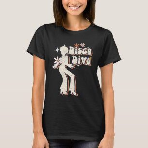 Disco Diva Vintage Dancing Queen 70s 80s Dance Par T-Shirt