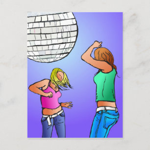 Disco Divas Postcard
