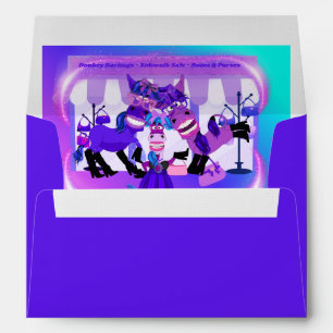 Disco Donkeys Sidewalk Sale Matching Envelopes