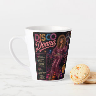 Disco Donna Album Latte Mug