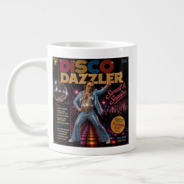 Disco Donna & Disco Dazzler Large Coffee Mug (Left)