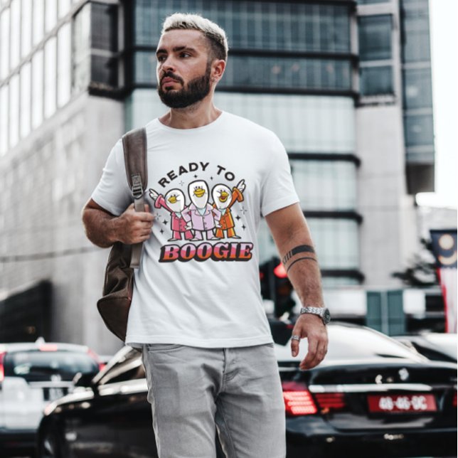 Disco Duck Animals Cartoon T-Shirt (Creator Uploaded)