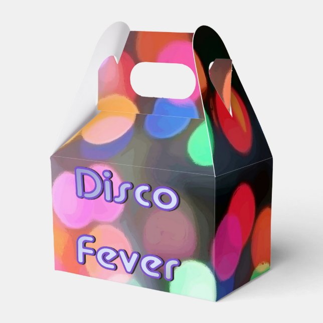 Disco Fever 1 Favour Box (Front Side)